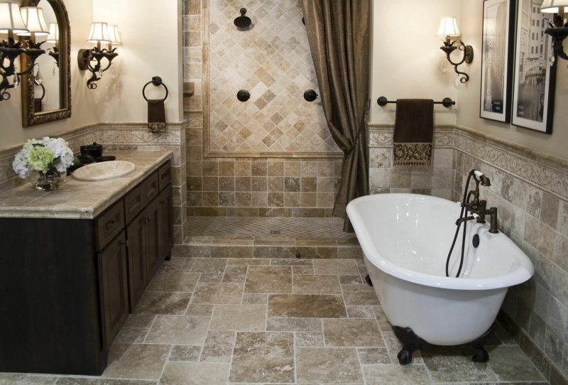 Tile travertine Tuscan