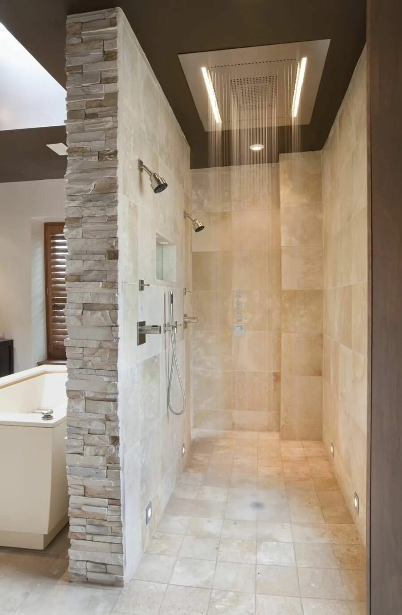 Shower in the house design