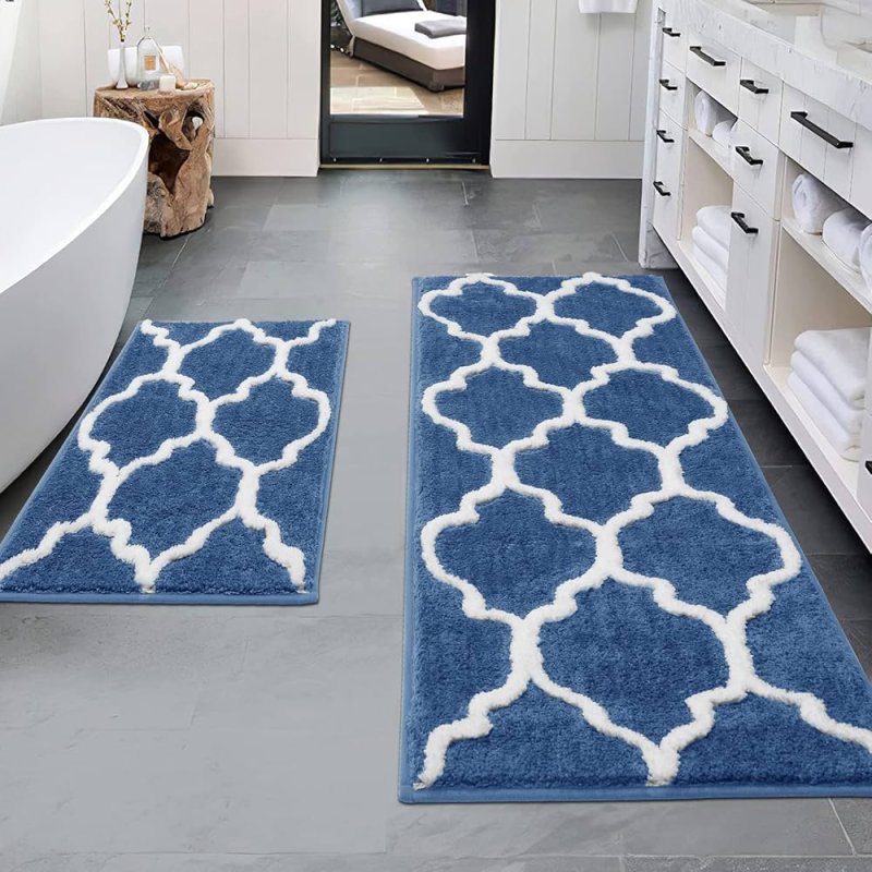 Waterproof bathroom rug