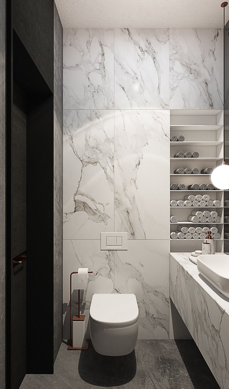 Bathroom for marble design