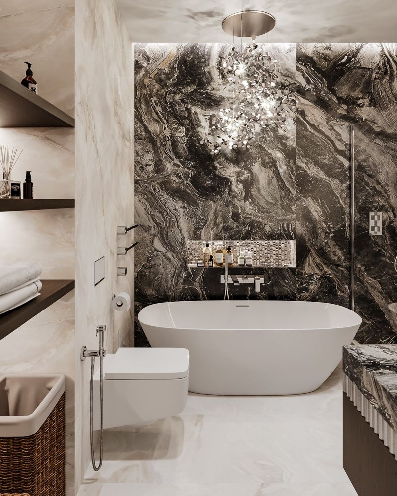 Bathroom for marble design