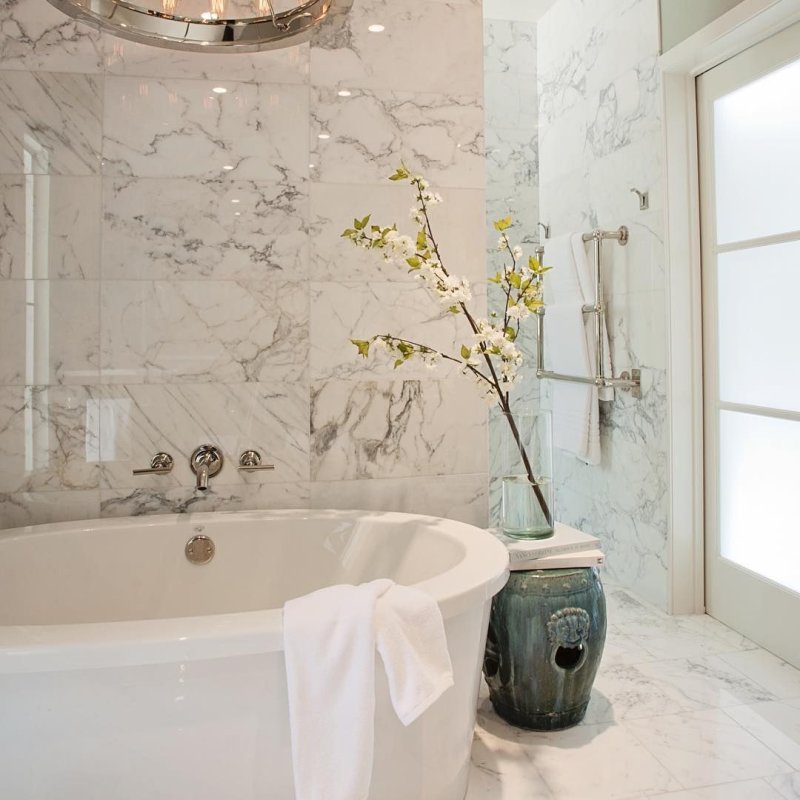 Bathroom under marble