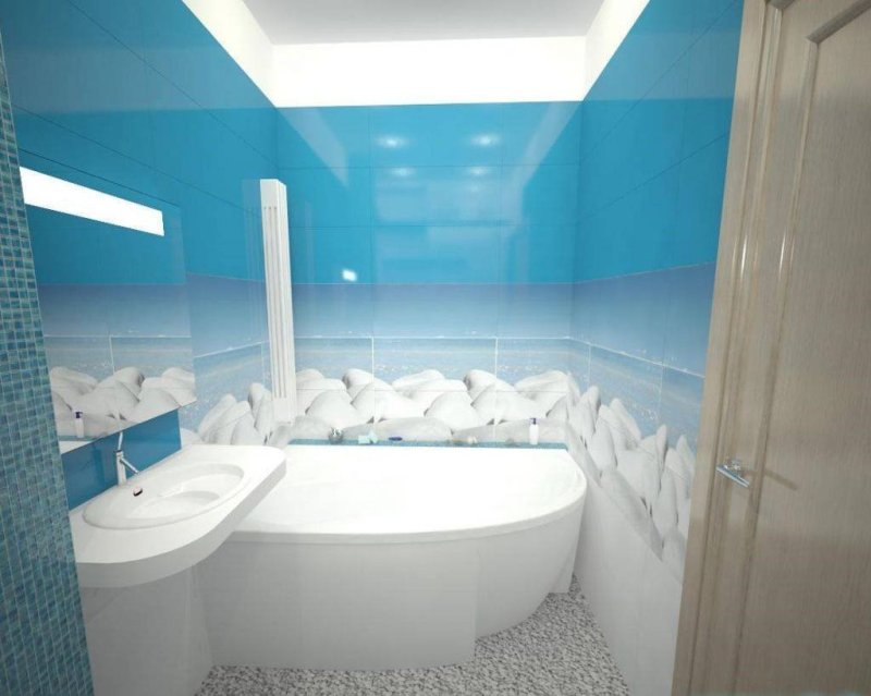 Sea ​​-style bathroom