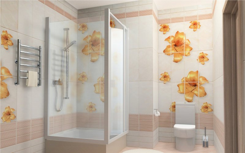 Bathroom plastic panels