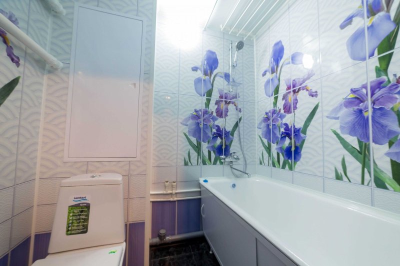 Bathroom plastic panels