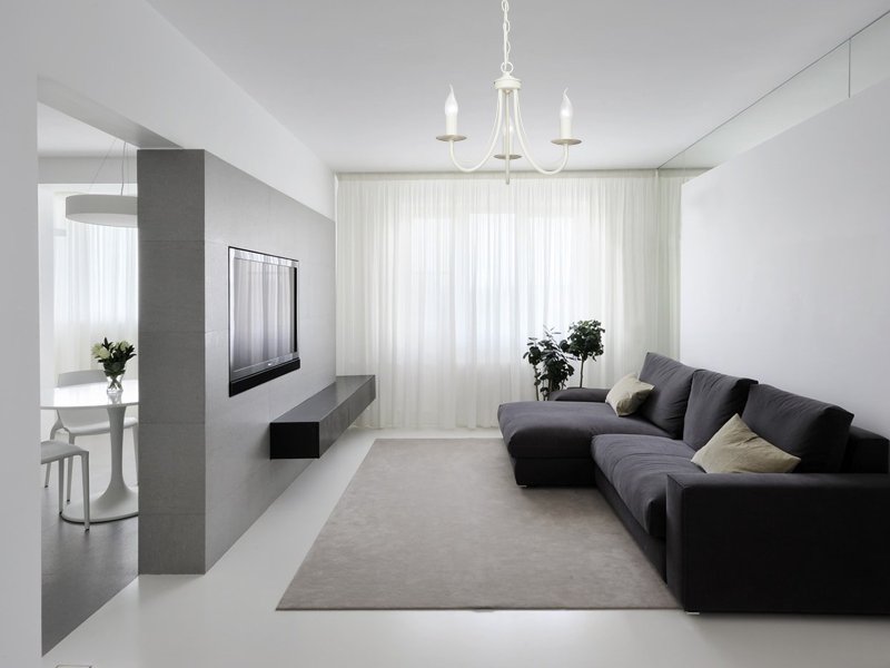 Minimalism of the living room