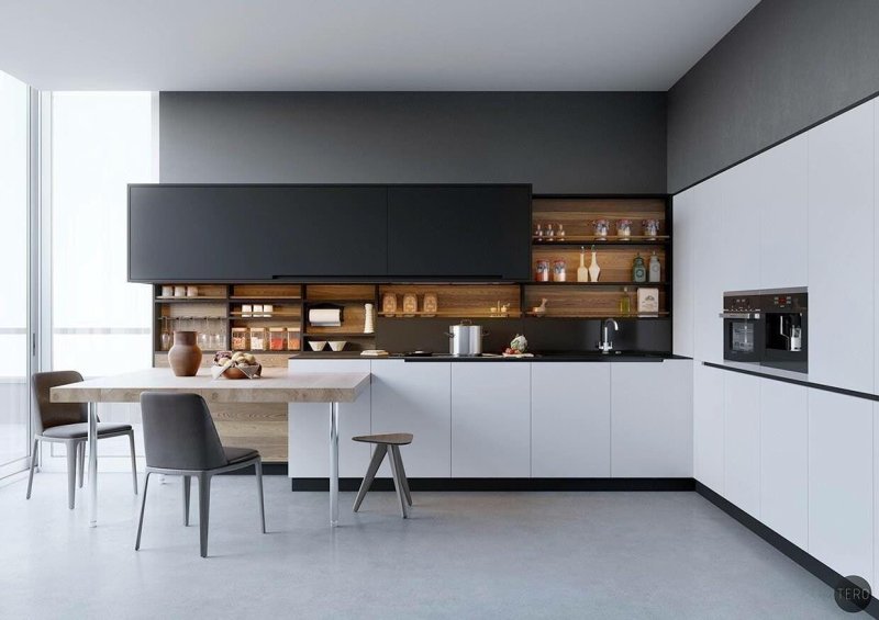 Kitchen in a modern style