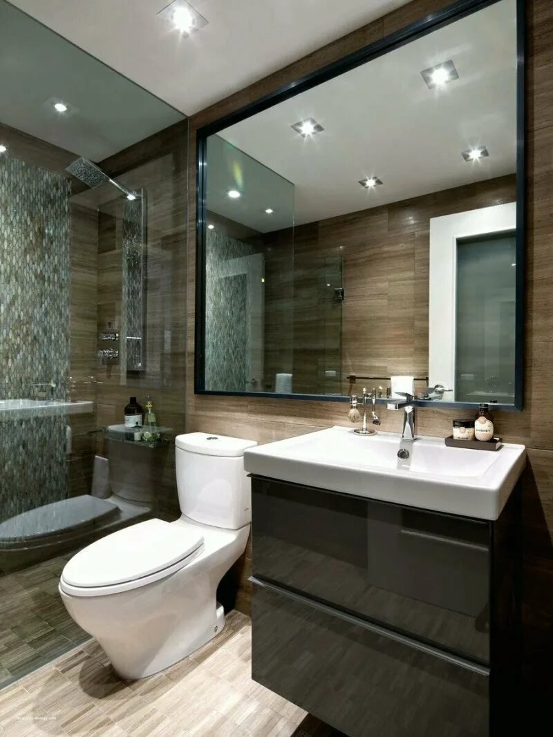 Bathroom design in a modern style