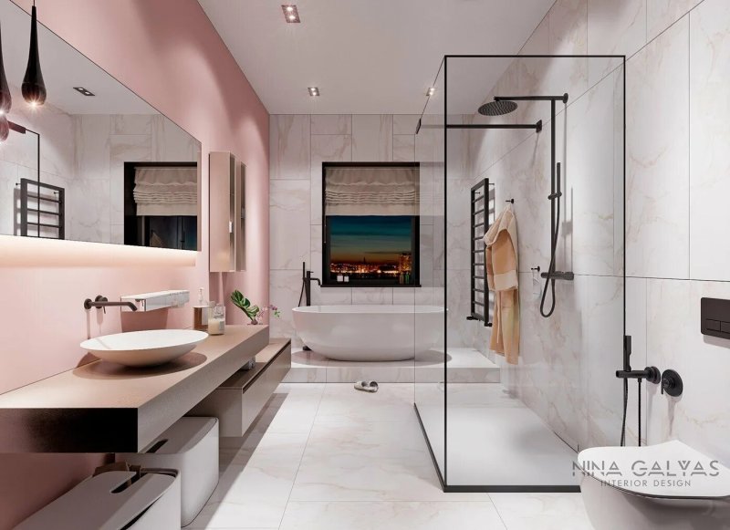 Bathroom in modern style