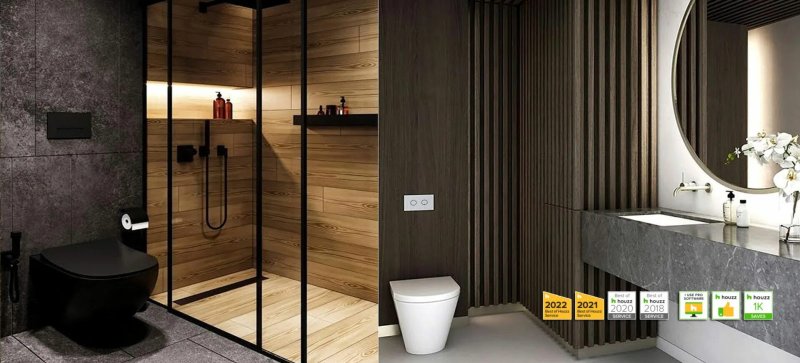 Bathroom with shower design