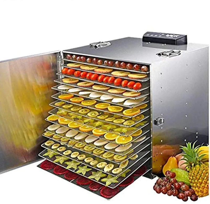 Drying fruit in dehydrater