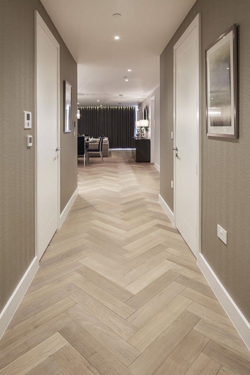 Herringbone laminate