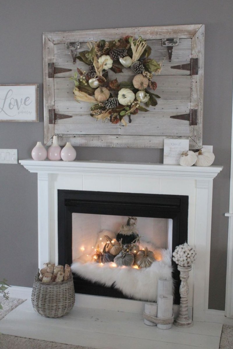 Decorate the fireplace