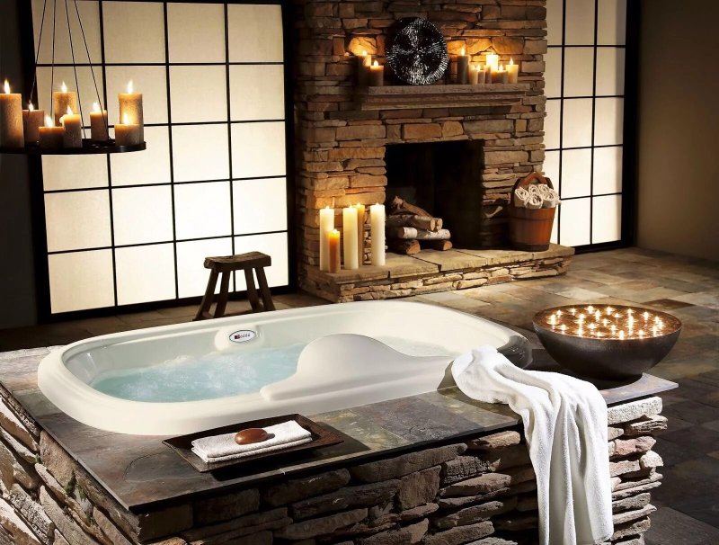 Jacuzzi in the interior