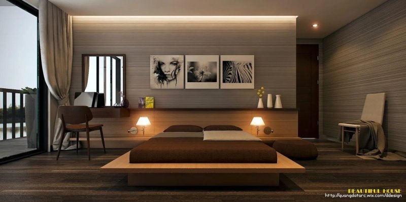 Stylish bedroom