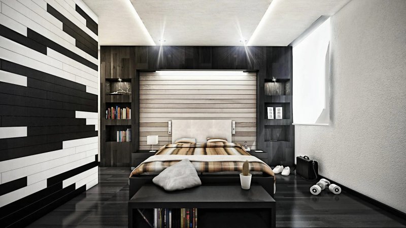 Black's -style bedroom