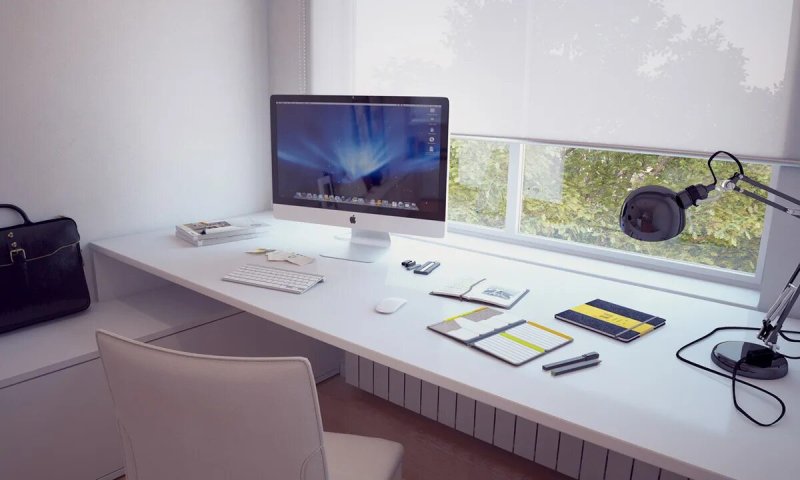 The workplace of the designer