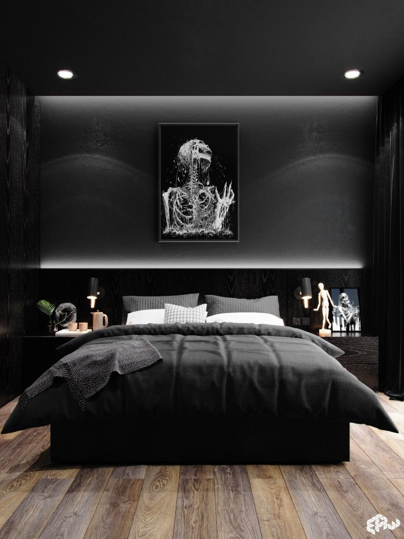 Total Black Room