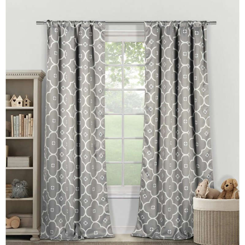 Gray curtain