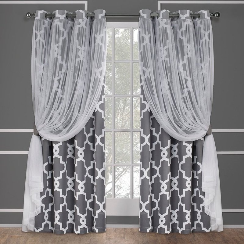 Gray curtain