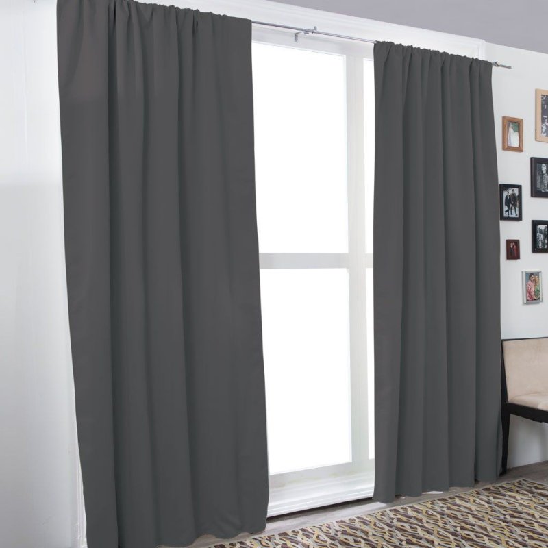 Ikea curtains Blackout gray