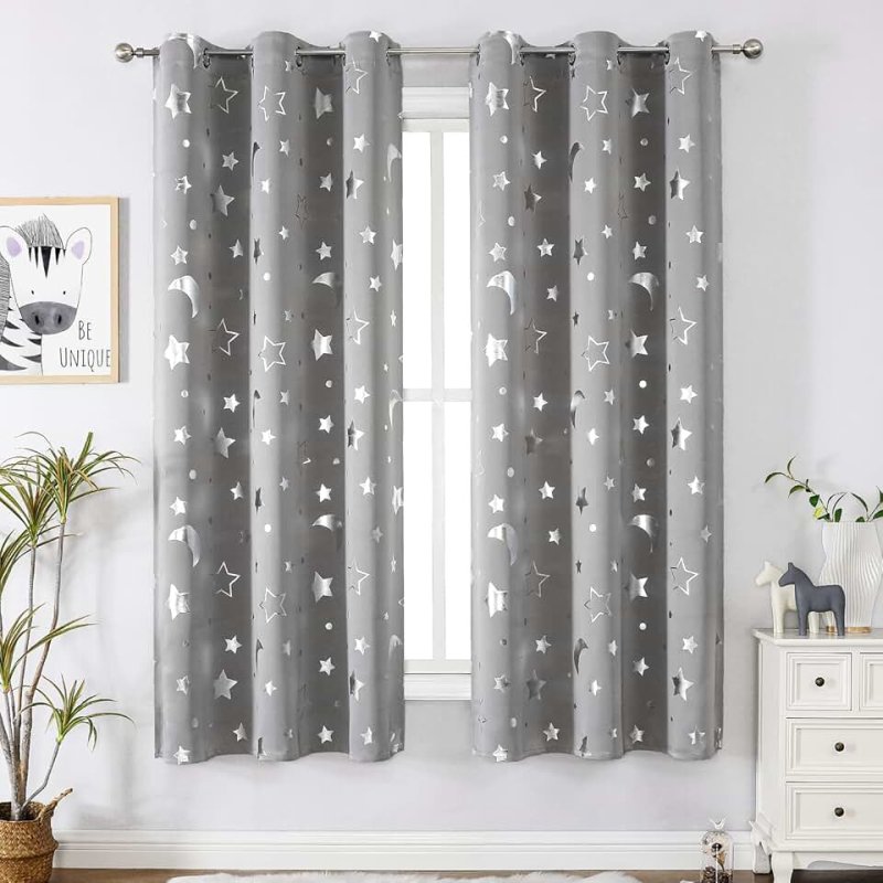 Gray curtain