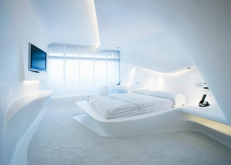 Futuristic bedroom