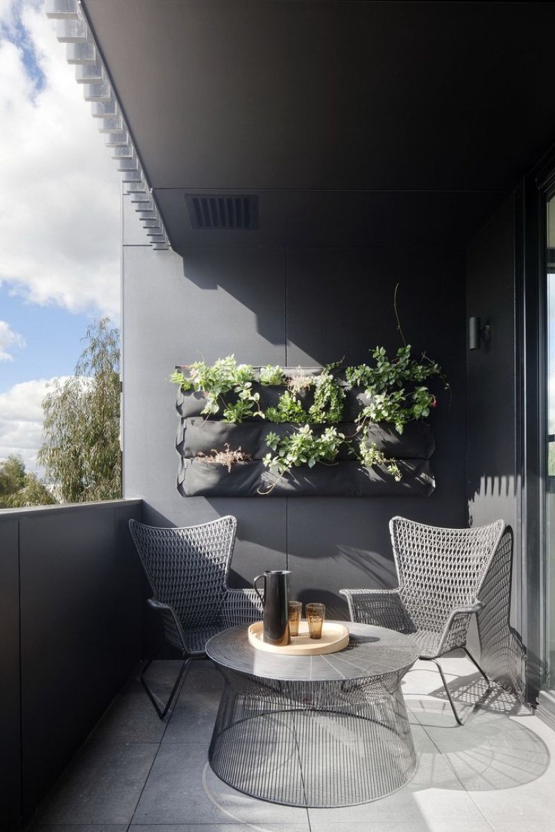 Beautiful balconies in the apartment