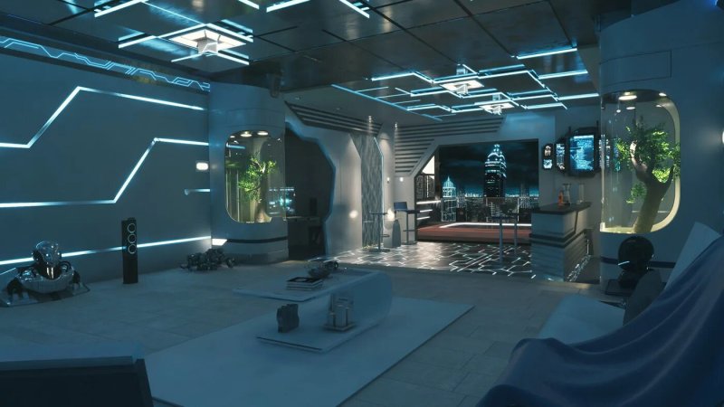 Neo futurism interior