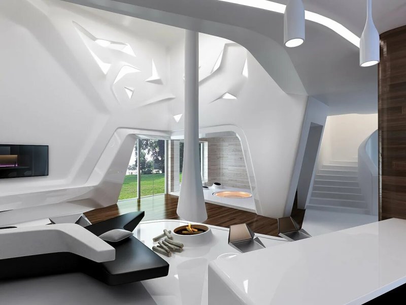 Neo futurism interior