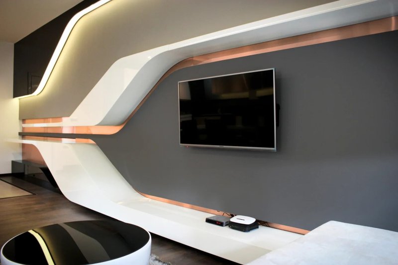 Futuristic style in the interior