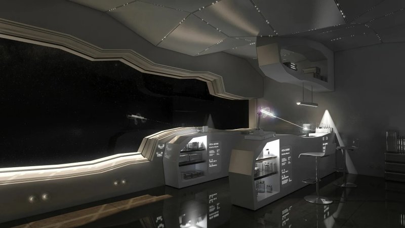 Spaceship interior startrek