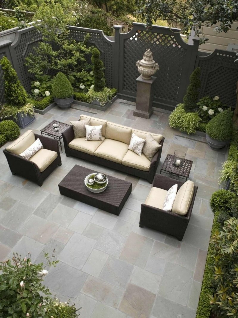 Patio in landscape design