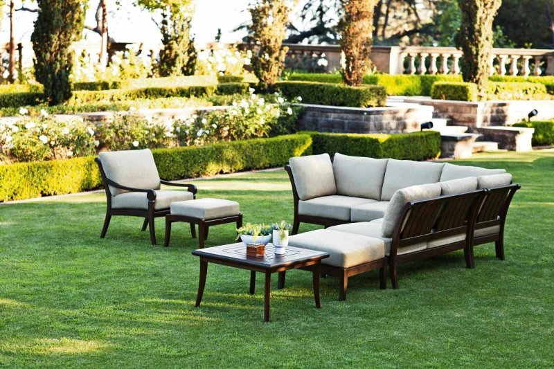 Garden furniture from rattan