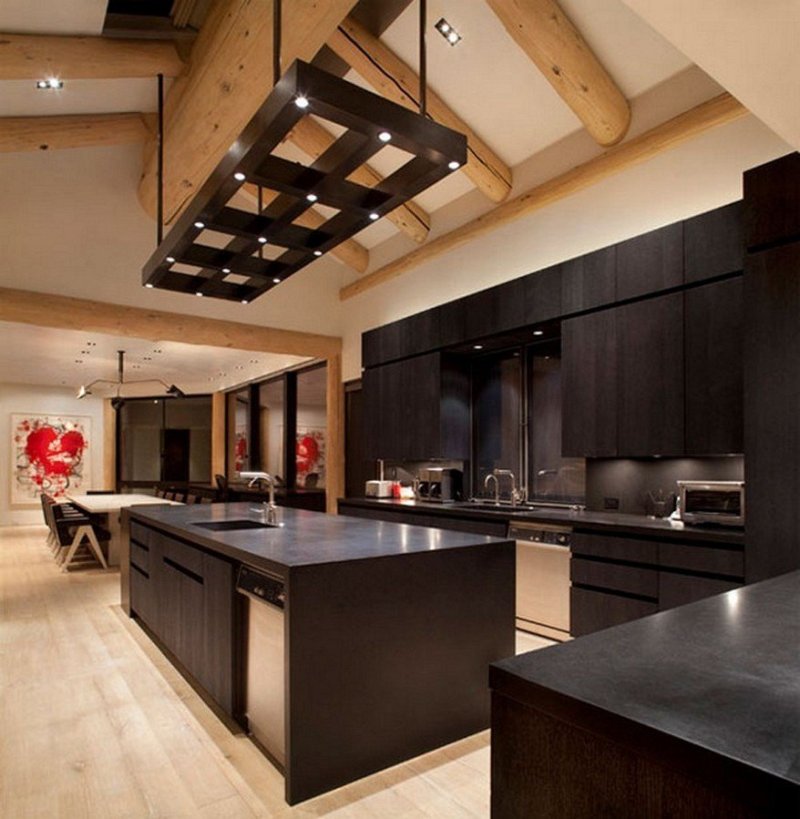 Large stylish kitchens