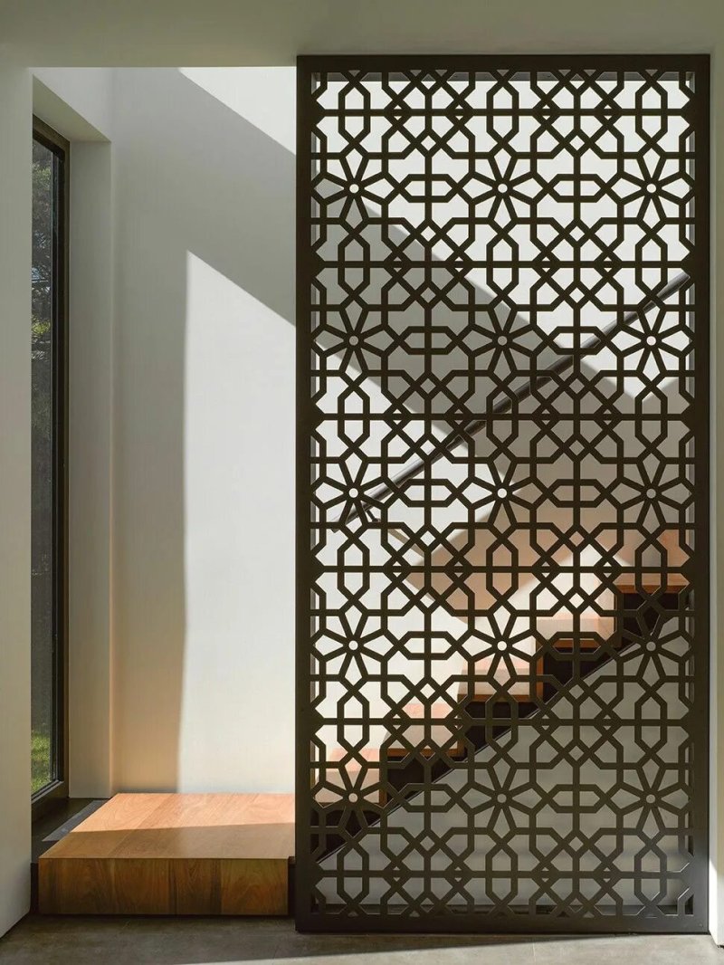 Metal decorative partitions