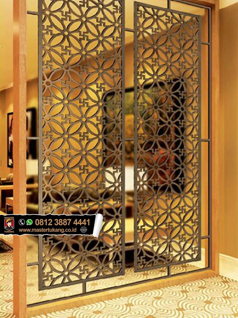 Metal decorative partitions