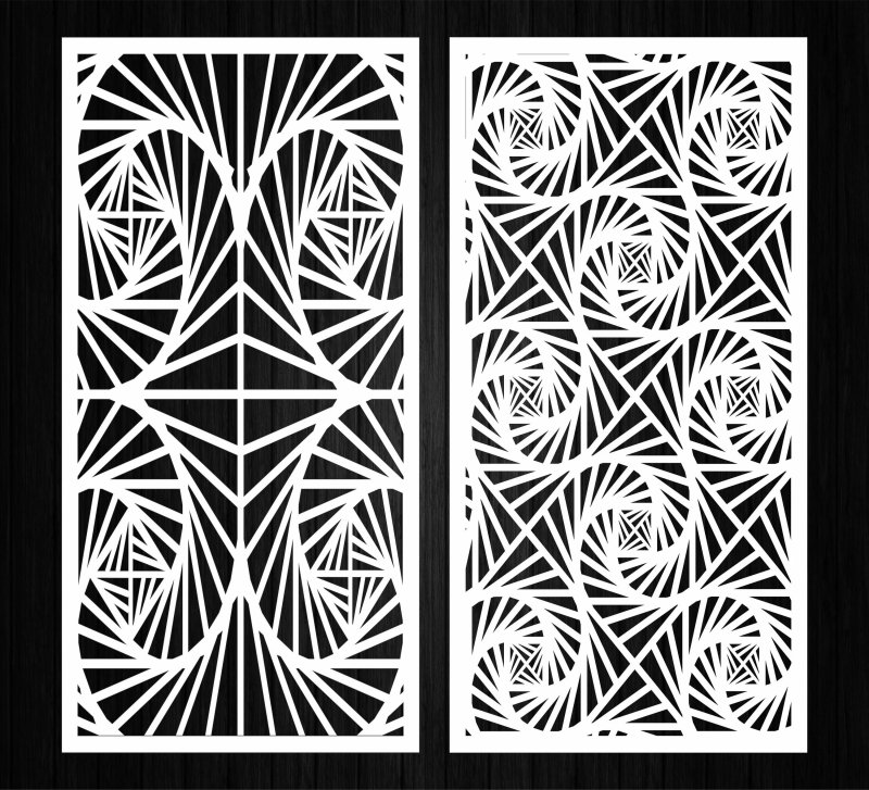 Decorative panel DXF Vector