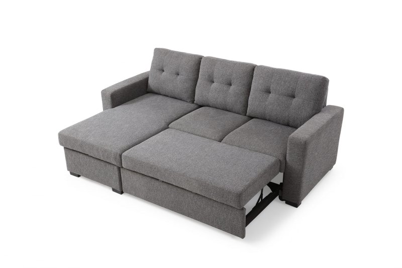 Gray corner sofa