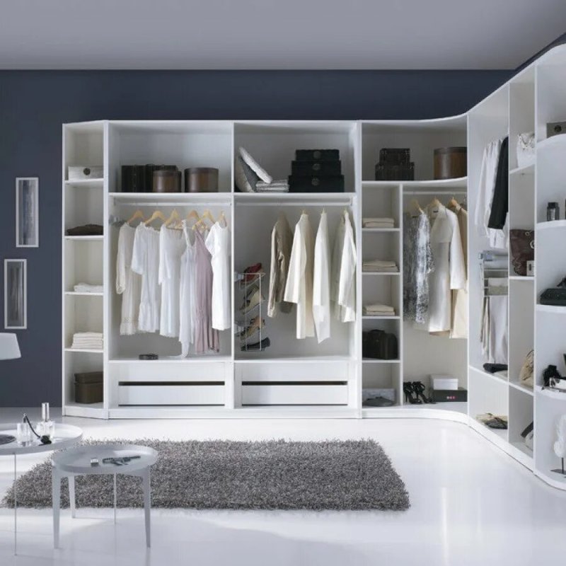 White wardrobe