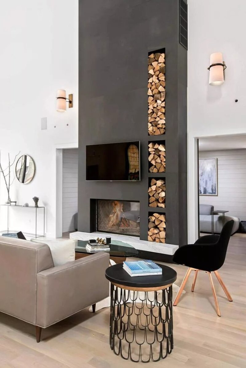 Fireplace interior