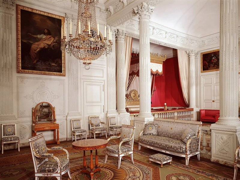 The interior of the palace