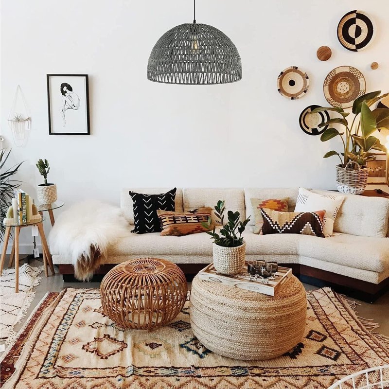 Eco -style in the interior of Boho