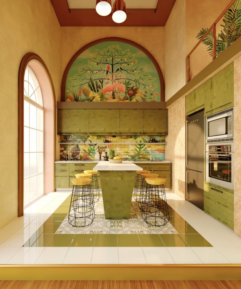 Kitchen in the style of Marrakesh