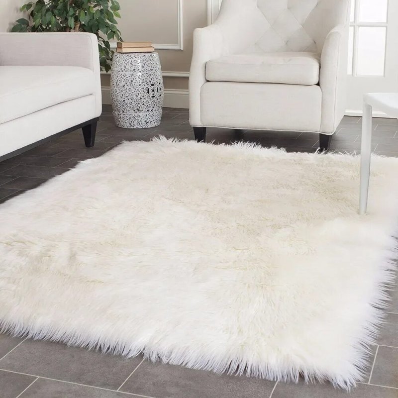 Luxury Schaggy White carpet