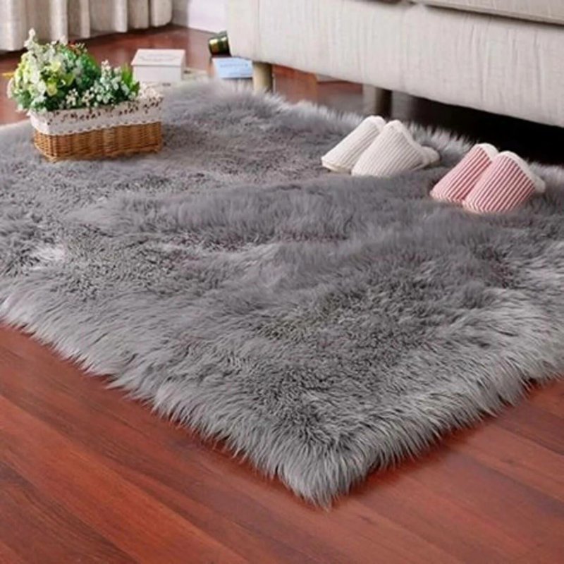 Fluffy rug