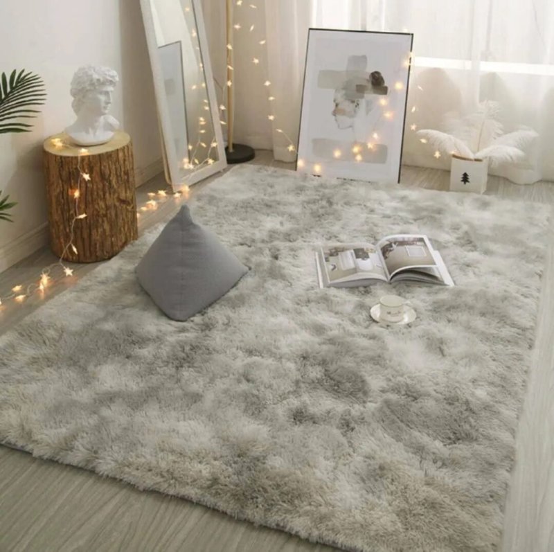 Carpet in the bedroom fluffy