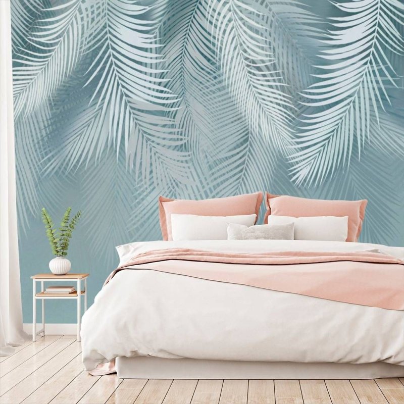 Palm leaves bedroom