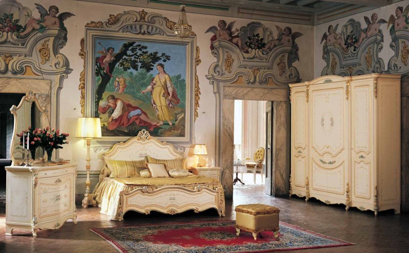 Rococo Baroque bedroom