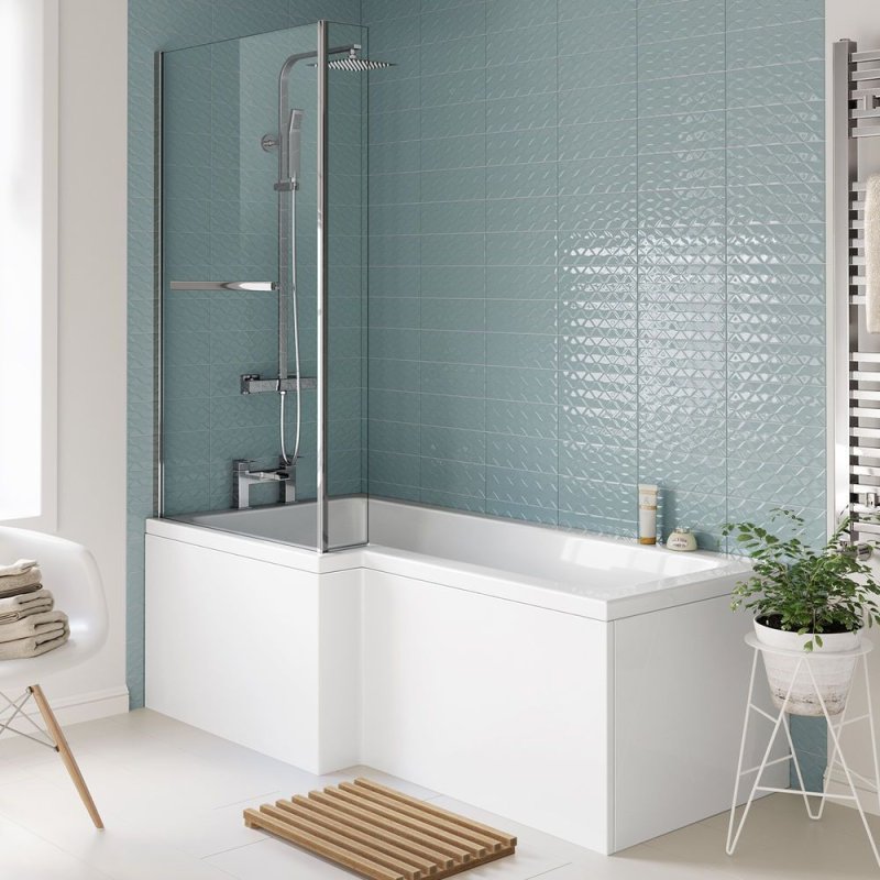 Bathroom glass curtain